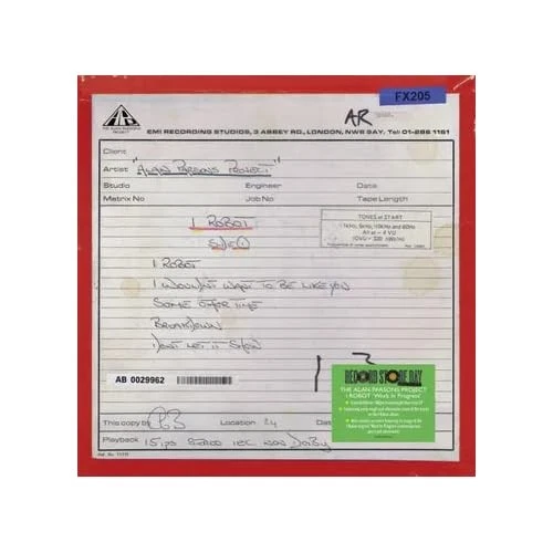 Parsons,Alan I Robot (Work In Progress) (Rsd 4.12.25) Records & LPs New - Image 1 of 1