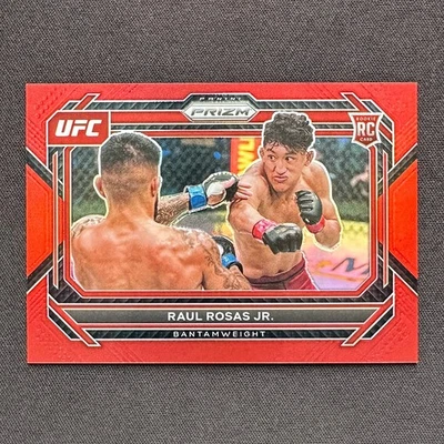 2023 Panini Prizm UFC #8 Raul Rosas Jr. Rookie RC Red /199 - Image 1 of 2