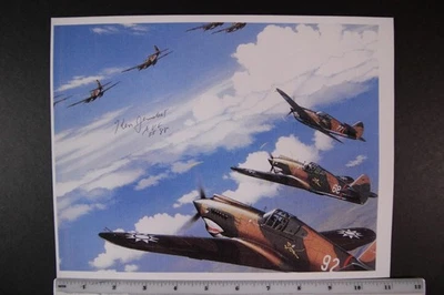ARTÍCULO AUTÓGRAFO KENNETH JERNSTEDT (1917-2013) FLY TIGERS SEGUNDA GUERRA MUNDIAL AS ~ Foto 1 de 2