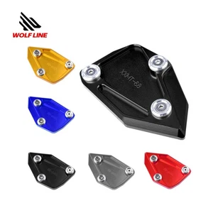 Side Stand Kickstand Enlarger Pad For BMW C600 Sport C650GT C650 Sport 2012-2015 - Picture 1 of 23
