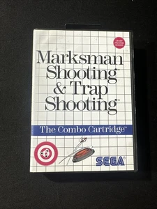 Marksman Shooting & Trap Shooting Sega Master System Complete Case Manual CIB - Bild 1 von 10
