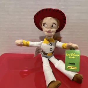 Vintage Walt Disney World TOY STORY Jessie Mini Bean Cowboy (Kelloggs) With Tag  - Picture 1 of 7