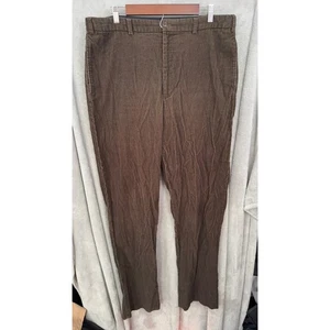 Eddie Bauer Mens Corduroy Pants Tall Brown 38x34 Cotton Casual Trousers - Picture 1 of 8