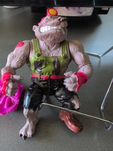 Vintage 1991 TMNTDirtbag Action Figure Some Accessories Missing Tail - Picture 1 of 7