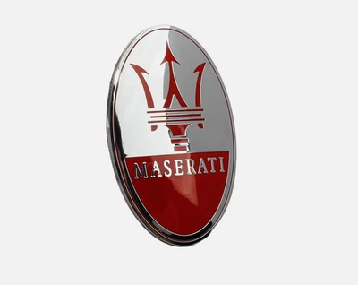 Insignia emblema capó delantero coche Maserati Quattroporte Levante Ghibli GranTurismo Foto 1 de 3
