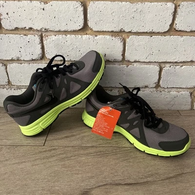 Nike Revolution 2 MSL Grey & Lime Colorway Training Sneakers Size Men's 10 - Bild 1 von 4