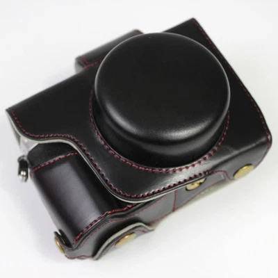 Estuche de cuero para cámara HQ bolsa correa de agarre para Olympus OM-D E-M10 Mark IV M4 Foto 1 de 2