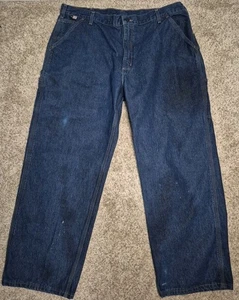 Carhartt FR 2112 CAT 2 Fire Resistant Jeans Herren 42x30 FRB 13 DNM Denim Relaxed - Bild 1 von 14