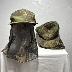 Cappello mimetico RealTree 2 SnapBack con rete mimetica maschera viso - Foto 1 di 12