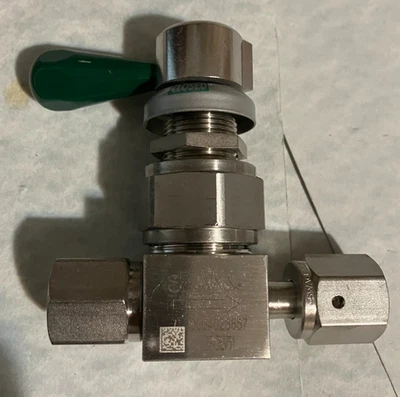 Герметичный клапан диафрагмы высокого давления высокой чистоты Swagelok SS-DLV51 1/4 дюйма полный привод - Изображение 1 из 4