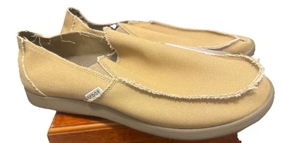 Crocs Para Hombre Santa Cruz Mocasines Lona Sin Cordones Zapatos Cómodos Caqui Talla M15 Nuevos Foto 1 de 4