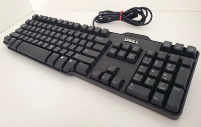 DELL Wired Keyboard USB Model RT7D50 With Feet For Office Or Gaming - Image 1 of 4