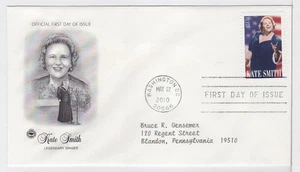 TurtlesTradingPost- Kate Smith, Singer #4463 2010 FDC- Artcraft Variety - Picture 1 of 1