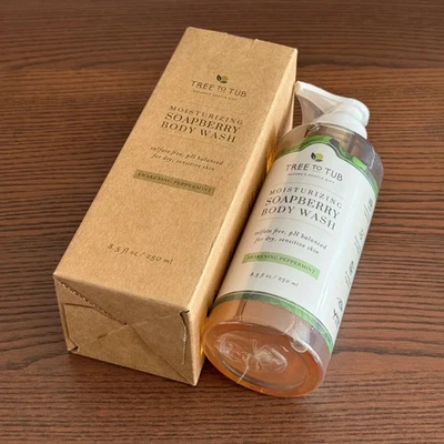 Tree To Tub - Moisturizing Soapberry Body Wash, Peppermint, 8.5 Fl Oz/250 mL - Image 1 of 4