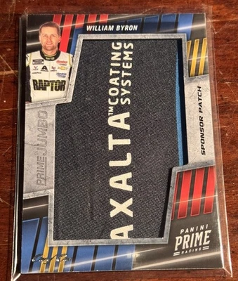William Byron 2023 Panini Prime Jumbo Fire Suit Sponsor Patch 1/1 - RARE Axalta - Image 1 of 3