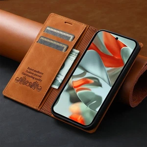 Para Google Pixel 10 9 Pro XL 8 7 Soporte Ranura Tarjeta Abatible PU Híbrido TPU Estuche Cubierta - Imagen 1 de 25