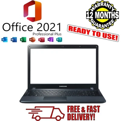 Samsung NP270E5G 15.6" Win10 Microsoft Office 8GB RAM 128GB SSD CHEAP VAT Laptop - Image 1 of 4