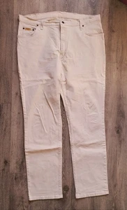 wie NEU Maverick Stretch Jeans beige Hosen Herren 40/36 GR. 56 - Bild 1 von 4