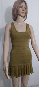 Abito, Petto 28in Lunghezza 29in Piccola Fascia Bodycon Mini Elasticizzato Sexy Bebé Vd.5 - Foto 1 di 5