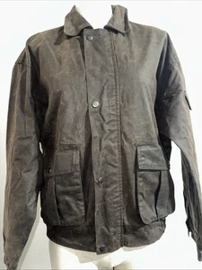 Outback Trail By Fox Fire Oilskin Jacket Men’s Size S Brown  - Picture 1 of 9