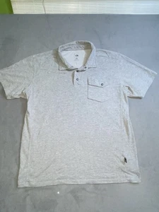 Polo Preppy The North Face para hombre grande de un solo bolsillo gris jaspeado - Imagen 1 de 12