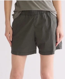 Pantalones Cortos James Perse Los Angeles Para Mujer Talla Grande 3 Elástico Algodón Popelina Verde - Imagen 1 de 14