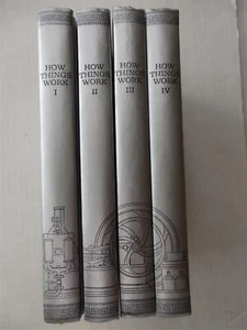 Set of 4 Volumes How Things Work by Roger Jean Segalat Publ. in Switzerland Exc. - Picture 1 of 9