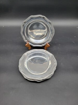 Juego de 4 tazones para sopa/ensaladera de borde ancho York Metalcrafters Queen Anne de 8 1/2"  Foto 1 de 4