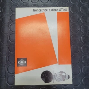 Pubblicità catalogo advertise werbung STIHL 08 troncatrice Schneidemaschine - Foto 1 di 3