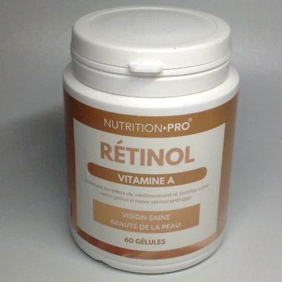 NUTRITION PRO RETINOL VITAMINE A 04/2026 60 gélules Vision saine