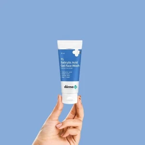 The Derma Co 1% Salicylic Acid Gel Face Wash for Active Acne - 30 ml - Picture 1 of 3