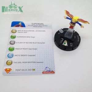 Heroclix Superman Set Supergirl #010 ¡Figura común con tarjeta! - Imagen 1 de 1