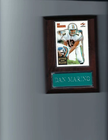 DAN MARINO PLAQUE MIAMI DOLPHINS FOOTBALL NFL   C5 Cover