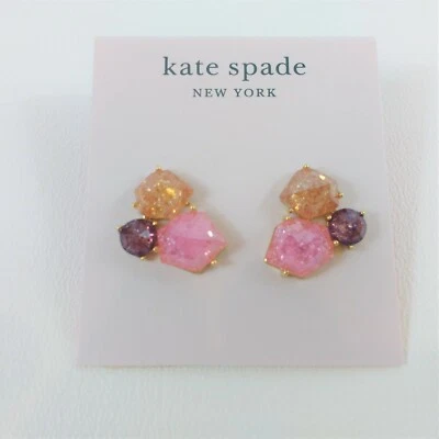 Kate Spade Floral Facets Pink Multi Earrings - Image 1 of 4