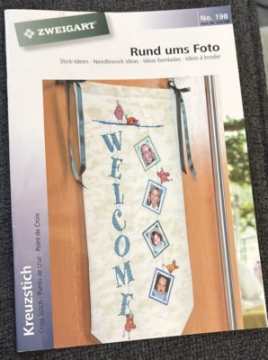 Vtg Rare Zweigart Needlework Ideas Cross Stitch Patterns Bk #198 - Image 1 of 4