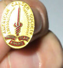 Vintage Gold Fill American Cancer Society 20 Yr Service Award Pin