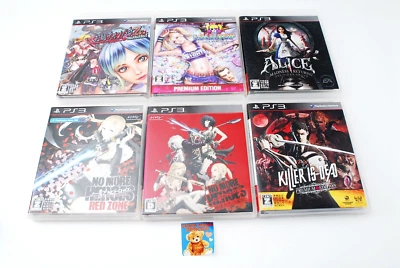 Lot6 Sony PS3 Lollipop Chainsaw Premium Edition Onechanbara No More Heroes Japan - Image 1 of 4
