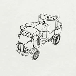 SSMODEL 1/48 Kit Modelo Militar Imperio Ruso Garford-Putilov Coche Blindado - Imagen 1 de 3