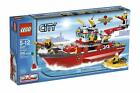 LEGO City Fire 7207: Feuerwehrboot Feuerwehrschiff 4 Minifiguren Bauspielzeug Alter 5-12