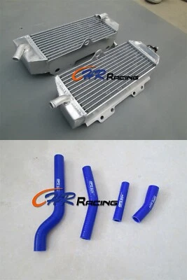 Radiador de aluminio + manguera azul para Yamaha YZ450F YZF450 WR450F WRF450 2003-2005 Foto 1 de 4