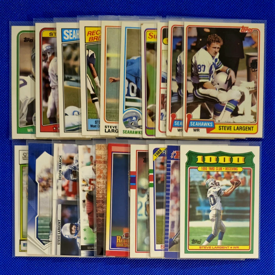 Steve Largent Inserts Premiums Base Pick Your Card & $ave Seattle Seahawks - Image 1 of 1