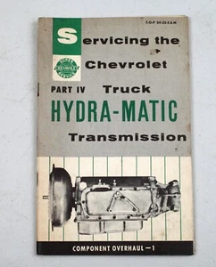 Libretto Interno Chevrolet Vintage Servizio Trasmissione Idra-matica Parte IV - Foto 1 di 5