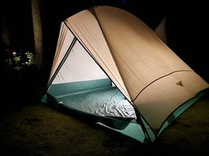 DIAMOND BRAND VTG 70's 80's Free Spirit 4 Person Timberline Style Camping Tent - Picture 1 of 23