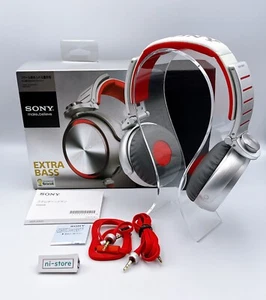 Sony Extra Bass MDR-XB920 Auriculares Rojo Plata Raro en Caja JP- Excelente - Imagen 1 de 11