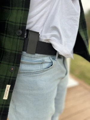 Sig Sauer P365 Magazine Holster OPEN Bottom IWB/OWB - CARBON FIBER Reinforced - Image 1 of 4