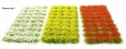 Static grass tufts self adhesive sheets - Model scenery flock diorama