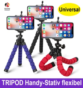 Statyw do telefonu komórkowego statyw zaciskowy smartfon uchwyt trójnożny statyw elastyczny selfie stick - Zdjęcie 1 z 4