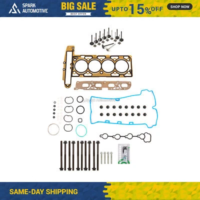 Head Gasket Set Intake Exhaust Valves Fit 10-13 Buick Verano Chevrolet GMC 2.4 - Image 1 of 4