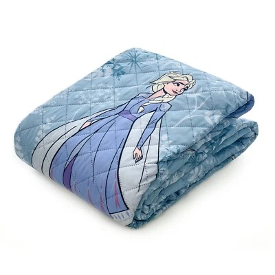Trapuntino Frozen singolo piazza e mezza copriletto trapuntato Disney ufficiale - Immagine 1 di 4
