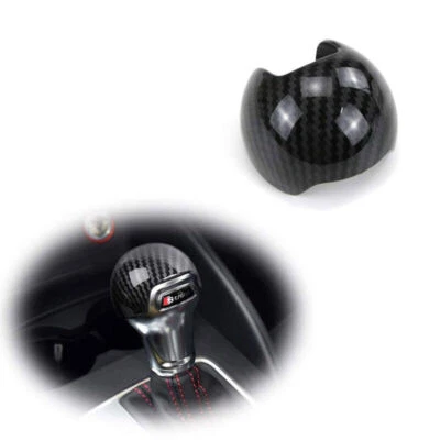 Cubierta de perilla de cambio de marchas estilo fibra de carbono para AUDI A3 S3 8V 2014~2018 2017 Foto 1 de 4
